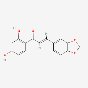 molecular formula C16H12O5 B1353244 2',4'-Dihydroxy-3,4-methylenedioxychalcone CAS No. 6962-62-5