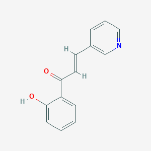 (E)-1-(2-hydroxyphenyl)-3-pyridin-3-ylprop-2-en-1-one