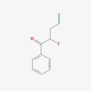 molecular formula C11H11FO B135327 2-Fluoro-1-phenylpent-4-en-1-one CAS No. 157690-12-5