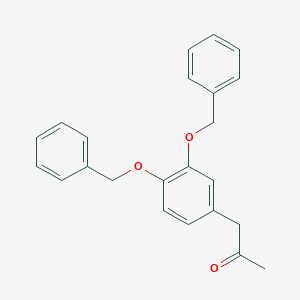 molecular formula C23H22O3 B135328 1-[3,4-Bis(benzyloxy)phenyl]propan-2-one CAS No. 62932-76-7