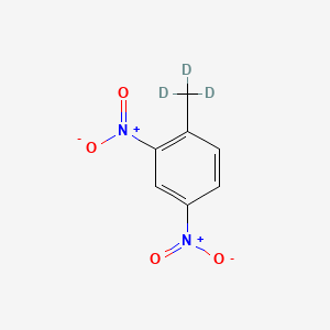 molecular formula C7H6N2O4 B1353283 2,4-DINITROTOLUENE-alpha,alpha,alpha-D3 CAS No. 70786-68-4