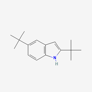 molecular formula C16H23N B1353296 2,5-ditert-butyl-1H-indole CAS No. 900640-46-2