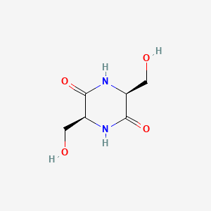 molecular formula C6H10N2O4 B1353298 CYCLO(-SER-SER) CAS No. 23409-30-5