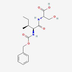 molecular formula C17H24N2O6 B1353299 Z-Ile-Ser-OH 