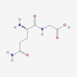 molecular formula C7H13N3O4 B1353301 Glutaminylglycine CAS No. 2650-65-9