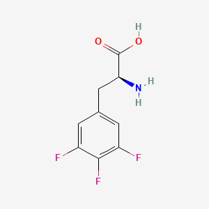 molecular formula C9H8F3NO2 B1353321 3,4,5-Trifluoro-l-phenylalanine CAS No. 646066-73-1