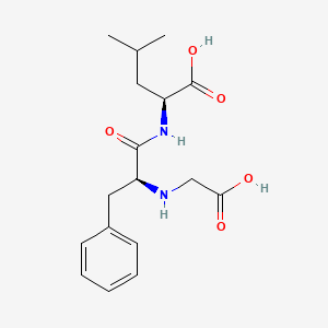 molecular formula C17H24N2O5 B1353330 Carboxymethyl-phe-leu-OH 