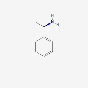 molecular formula C9H13N B1353335 (R)-(+)-1-(4-Methylphenyl)ethylamine CAS No. 4187-38-6
