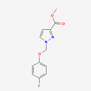methyl 1-[(4-fluorophenoxy)methyl]-1H-pyrazole-3-carboxylate