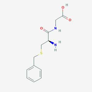 molecular formula C12H16N2O3S B1353368 H-Cys(bzl)-gly-OH CAS No. 7669-84-3