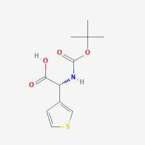 molecular formula C11H15NO4S B1353387 Boc-(R)-3-Thienylglycine CAS No. 33130-97-1