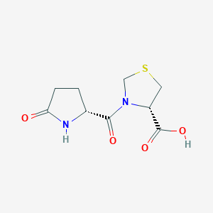 (S)-3-((R)-5-Oxopyrrolidine-2-carbonyl)thiazolidine-4-carboxylic acid
