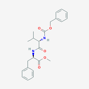 methyl (2R)-2-[[(2S)-3-methyl-2-(phenylmethoxycarbonylamino)butanoyl]amino]-3-phenylpropanoate
