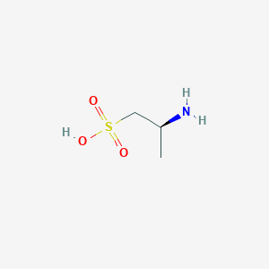 molecular formula C3H9NO3S B135344 (S)-2-AMINOPROPYLSULFONIC ACID CAS No. 126301-30-2