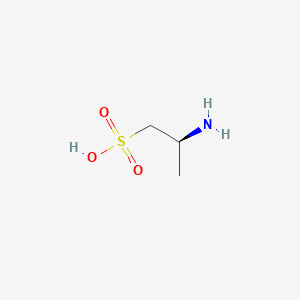 molecular formula C3H9NO3S B135344 (2S)-2-aminopropane-1-sulfonic acid CAS No. 126301-30-2