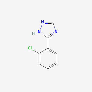 molecular formula C8H6ClN3 B1353441 5-(2-氯苯基)-1H-1,2,4-三唑 CAS No. 56015-92-0
