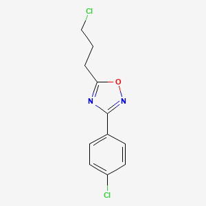 3-(4-Chlorophenyl)-5-(3-chloropropyl)-1,2,4-oxadiazole