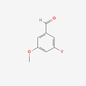 molecular formula C8H7FO2 B1353455 3-氟-5-甲氧基苯甲醛 CAS No. 699016-24-5
