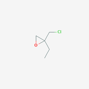 molecular formula C5H9ClO B1353478 2-(Chloromethyl)-1,2-epoxybutane CAS No. 75484-32-1