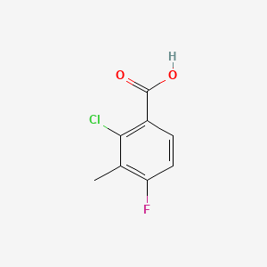 2-Chloro-4-fluoro-3-methylbenzoic acid