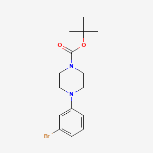 molecular formula C15H21BrN2O2 B1353510 叔丁基 4-(3-溴苯基)哌嗪-1-羧酸酯 CAS No. 327030-39-7