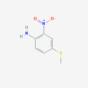 molecular formula C7H8N2O2S B1353516 4-(甲硫基)-2-硝基苯胺 CAS No. 23153-09-5