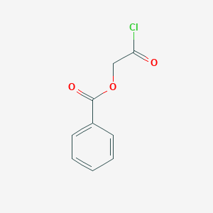 molecular formula C9H7ClO3 B1353517 Acetyl chloride, (benzoyloxy)- CAS No. 54150-57-1