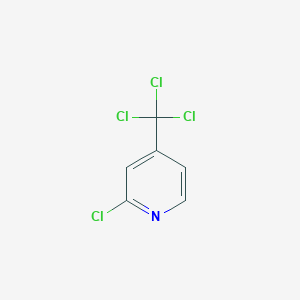 molecular formula C6H3Cl4N B1353518 2-Chloro-4-(trichloromethyl)pyridine CAS No. 52413-82-8