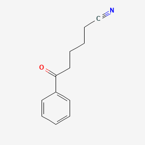 molecular formula C12H13NO B1353523 6-Oxo-6-phenylhexanenitrile CAS No. 28353-03-9