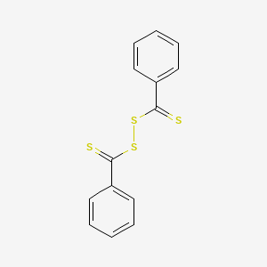 molecular formula C14H10S4 B1353526 Diphenyldithioperoxyanhydride CAS No. 5873-93-8