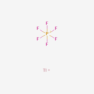 molecular formula TlPF6<br>F6PTl B1353527 Thallium hexafluorophosphate CAS No. 60969-19-9