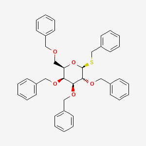 molecular formula C41H42O5S B1353529 Benzyl 2,3,4,6-tetra-O-benzyl-1-thio-beta-D-galactopyranoside CAS No. 210358-01-3