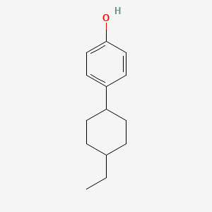 molecular formula C14H20O B1353535 4-(trans-4-Ethylcyclohexyl)phenol CAS No. 89100-78-7