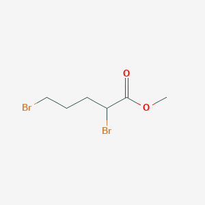 molecular formula C6H10Br2O2 B1353536 Methyl 2,5-dibromopentanoate CAS No. 50995-48-7