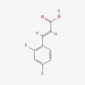 molecular formula C9H6F2O2 B1353538 2,4-二氟肉桂酸 CAS No. 94977-52-3