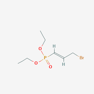 molecular formula C7H14BrO3P B1353553 DIETHYL(3-BROMOPROP-1-(E)-ENYL)PHOSPHONATE CAS No. 66498-59-7