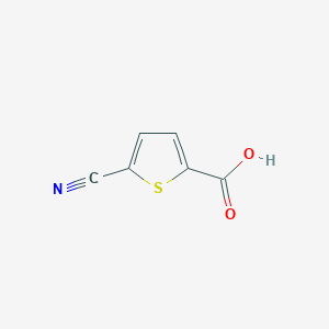 molecular formula C6H3NO2S B1353565 5-Cyanothiophene-2-carboxylic acid CAS No. 59786-39-9