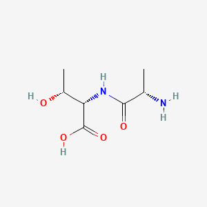 molecular formula C7H14N2O4 B1353569 L-alanyl-L-threonine CAS No. 24032-50-6