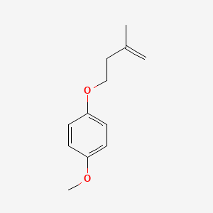 molecular formula C12H16O2 B1353588 1-Methoxy-4-[(3-methylbut-3-en-1-yl)oxy]benzene CAS No. 169310-73-0