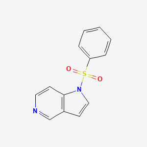 molecular formula C13H10N2O2S B1353591 1-(苯磺酰基)-1H-吡咯并[3,2-c]吡啶 CAS No. 109113-39-5