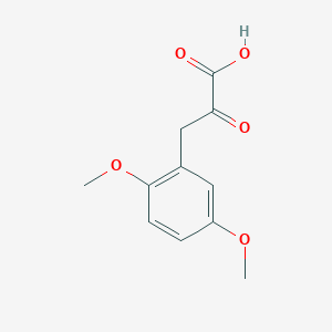 molecular formula C11H12O5 B13536043 3-(2,5-Dimethoxyphenyl)-2-oxopropanoic acid 