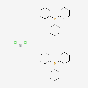 molecular formula C36H66Cl2NiP2 B1353609 Bis(tricyclohexylphosphine)nickel(II) chloride CAS No. 19999-87-2