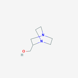 B1353633 {1,4-Diazabicyclo[2.2.2]octan-2-yl}methanol CAS No. 76950-43-1