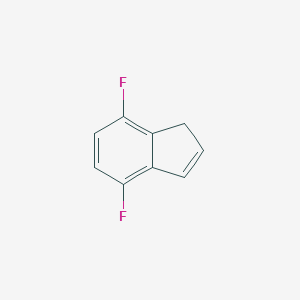 molecular formula C9H6F2 B135364 4,7-Difluoro-1H-indene CAS No. 130408-18-3