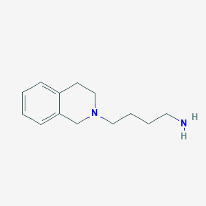molecular formula C13H20N2 B1353661 2(1H)-Isoquinolinebutanamine, 3,4-dihydro- CAS No. 174643-96-0
