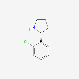 molecular formula C10H12ClN B1353664 (R)-2-(2-Chlorophenyl)pyrrolidine CAS No. 823188-58-5