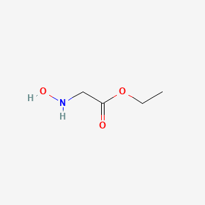 molecular formula C4H9NO3 B13536678 Ethyl 2-(hydroxyamino)acetate 