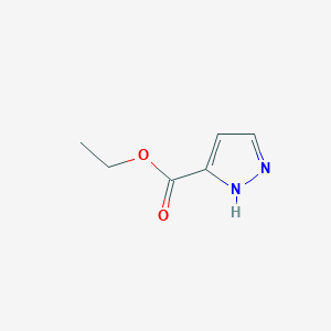 molecular formula C6H8N2O2 B1353676 ethyl 1H-pyrazole-3-carboxylate CAS No. 5932-27-4