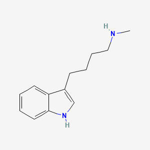 molecular formula C13H18N2 B13536854 4-(1H-indol-3-yl)-N-methylbutan-1-amine 