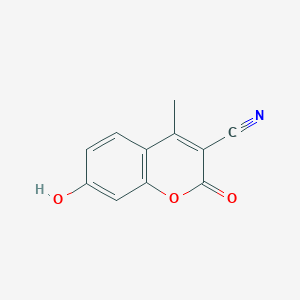 molecular formula C11H7NO3 B1353687 3-氰基-7-羟基-4-甲基香豆素 CAS No. 2829-46-1